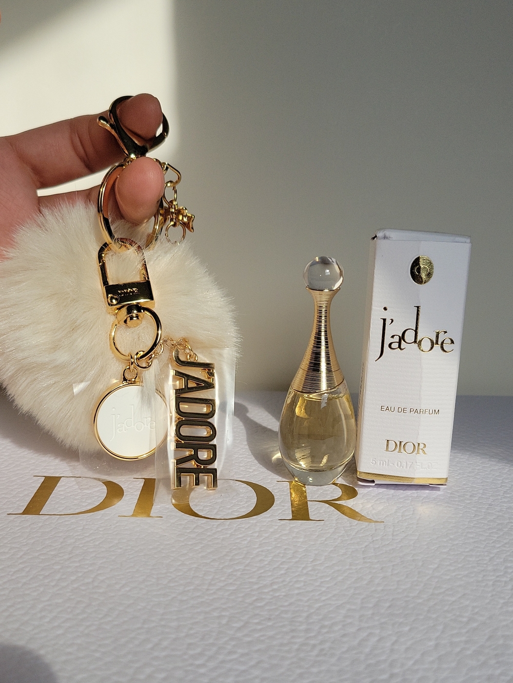 Dior Gold  J'adore Key Charm